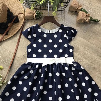 váy thô chân hoa tím than- v3024